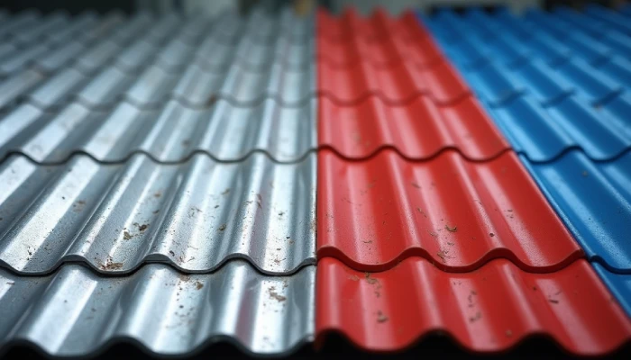مقایسه ورق شیروانی گالوانیزه و رنگی کدام بهتر است؟